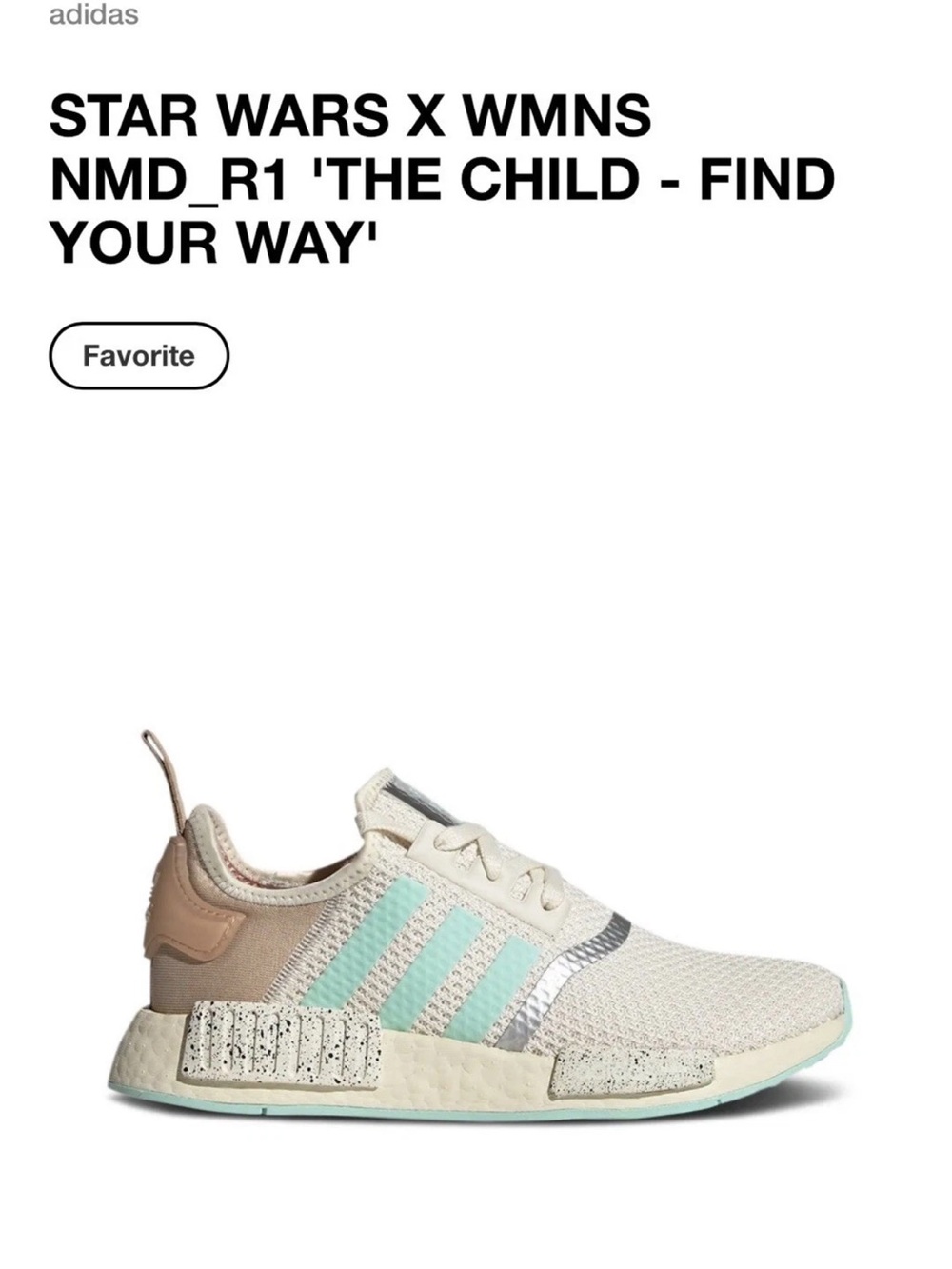 Star Wars x adidas NMD_R1 W "The Child" Grogu GZ2758